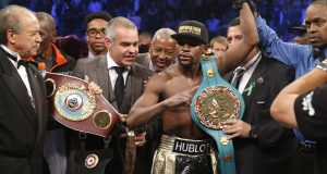 Floyd Mayweather WBO Title belt