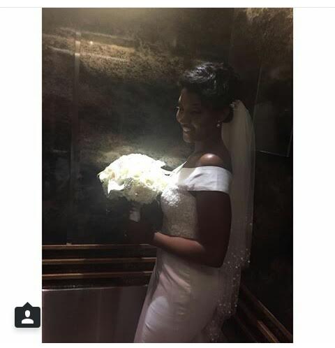 Gbenro and Osas' white wedding