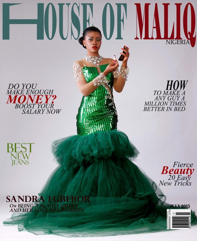HouseOfMaliq Magazine Cover 2015 Sandra-Egbebor June Edition