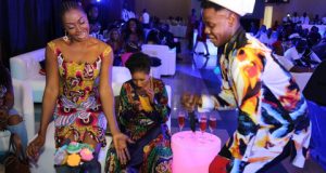 Kate Henshaw Spotted Dancing With Kiss Daniel