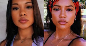 Ammika Harris and Karrueche Tran