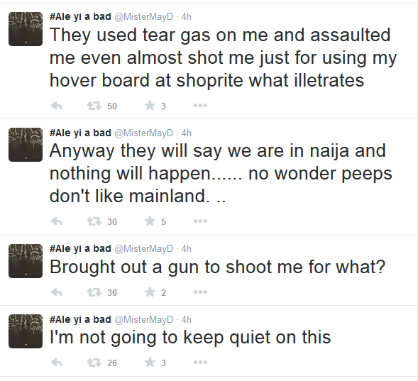 May D assaulted for using Hoverboard at Ikeja City Mall