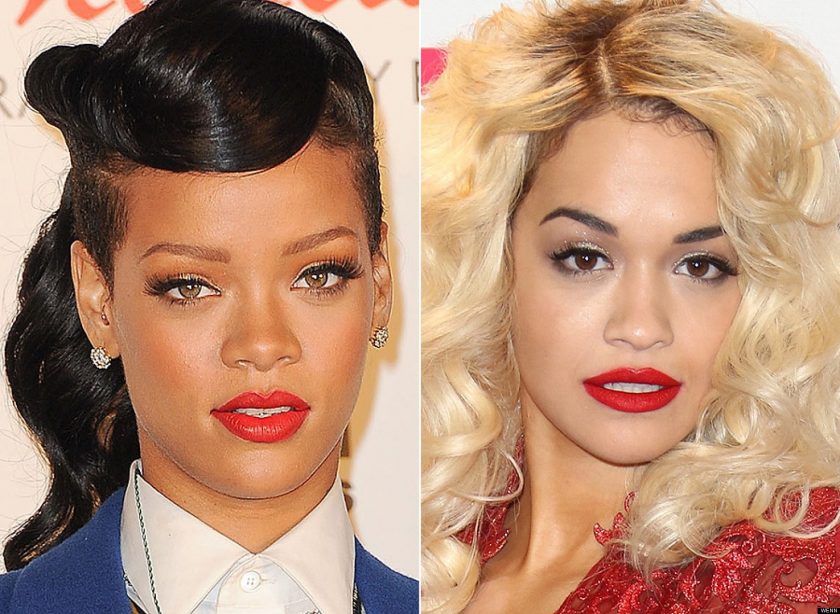 Rihanna and Rita Ora