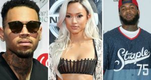 Chris Brown, Karrueche Tran and The Game