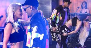 Chris Brown and Rita Ora love up NaijaVibe