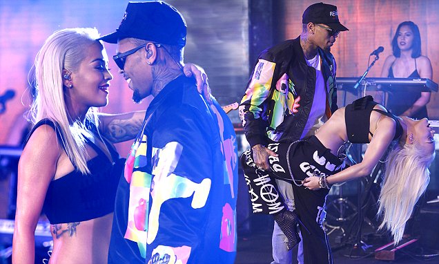 Chris Brown and Rita Ora love up NaijaVibe