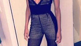 Ciara Shows Off Cleavage