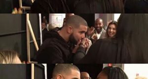 Drake flirts with Serena Williams at her NYFW show