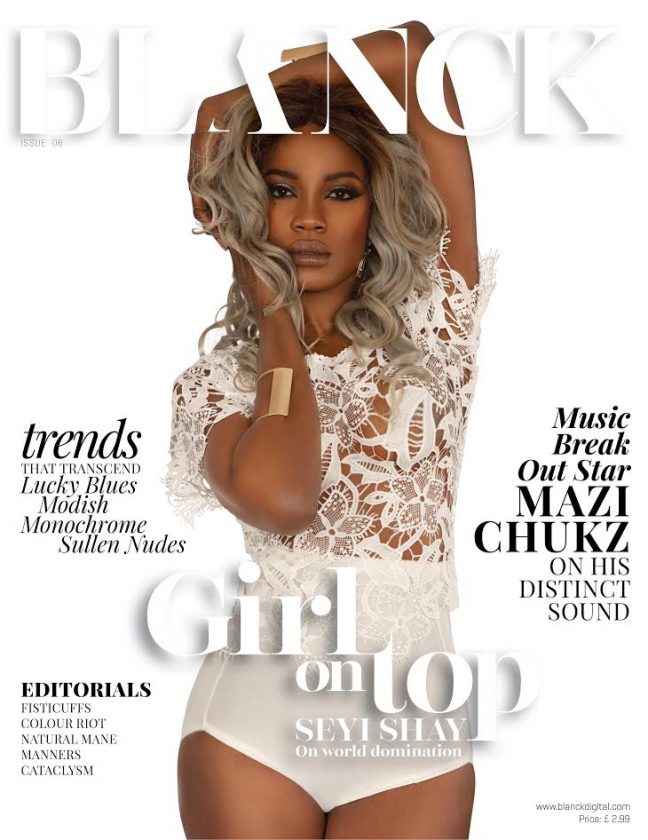 Seyi Shay covers Blanck Mag
