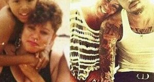 Chris Brown and mum