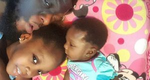 Timaya Shows Off his Daughters