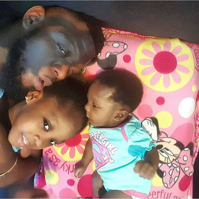 Timaya Shows Off his Daughters