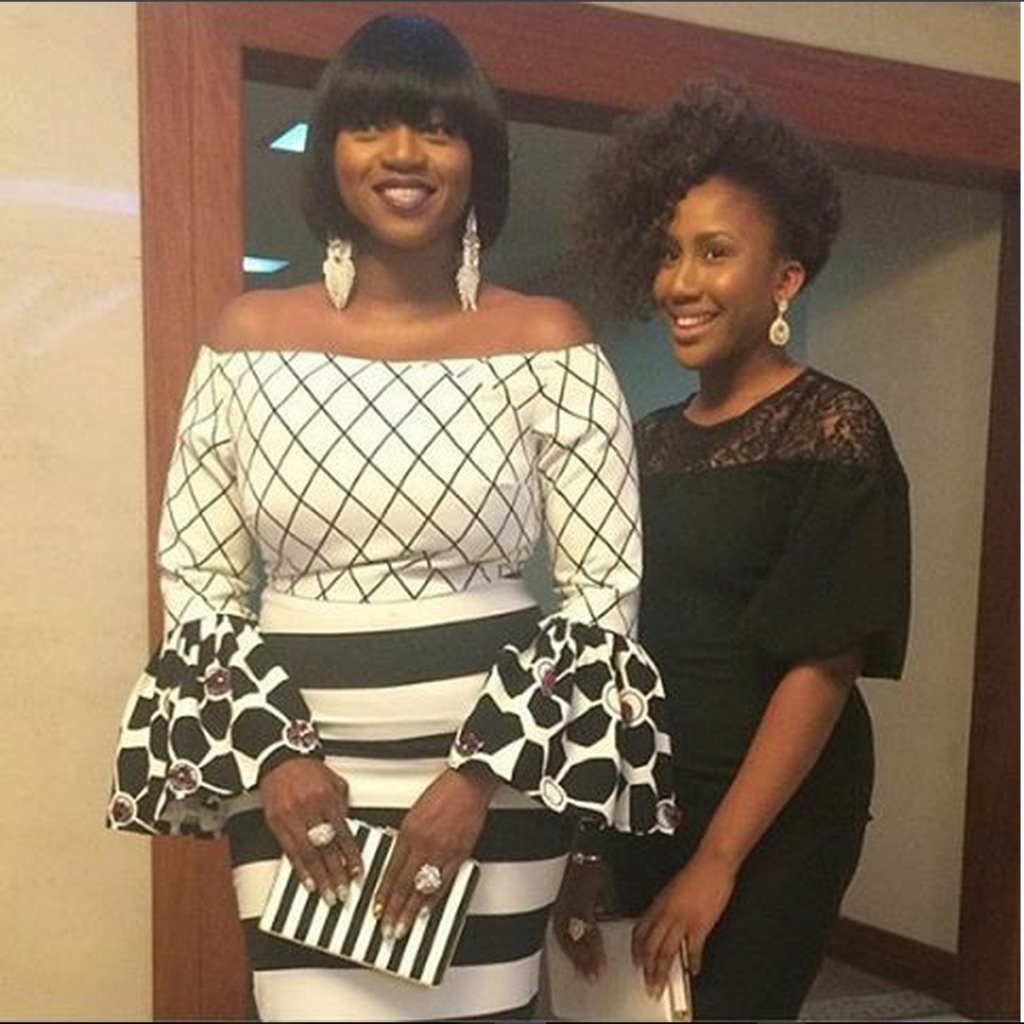 Waje and Emerald attend Tinsel Charity Ball together