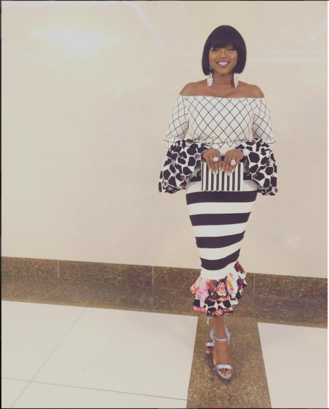 Waje attend Tinsel Charity Ball