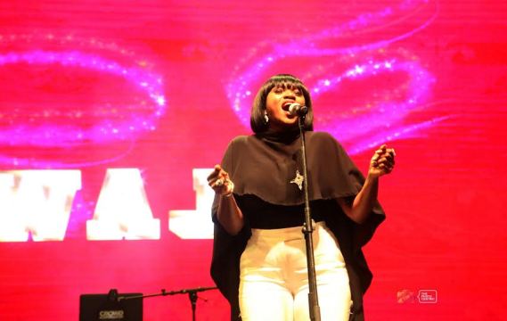 Waje performing Naijavibe