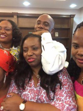 Loving Photos of Rotimi Amaechi & His Wife After Ministerial Screening