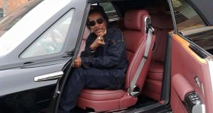 Majek Fashek Pictured Inside Rolls Royce In UK