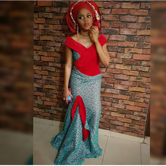 Chidinma Stuns In New Photos As She Rocks African Print Dress