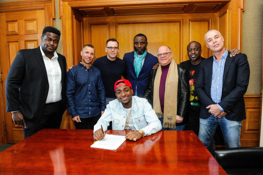 Sony Music Entertainment Signs Davido