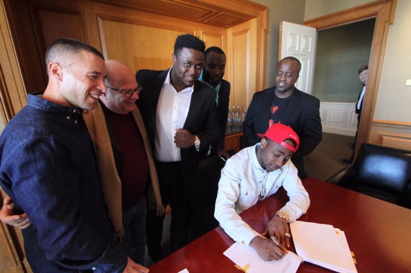 Davido signs with Sony Music Global