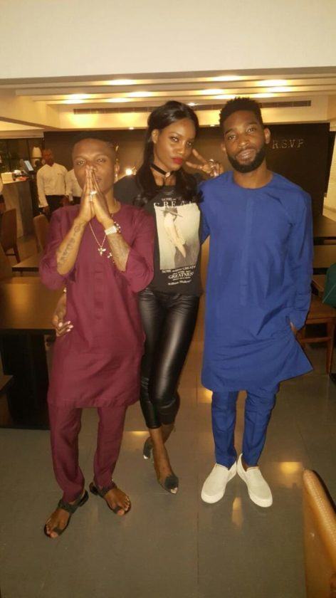 Wizkid, seyi Shay and Tinie Tempah