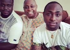 davido, wale and dad