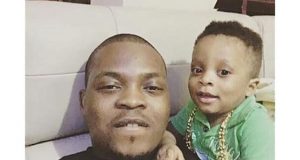 Olamide and son