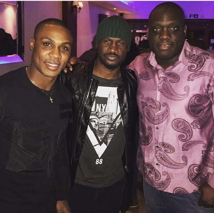 Peter Okoye of Psquare Pictured with Odion Ighalo in London 1 Peter Okoye of Psquare Pictured with Odion Ighalo in London