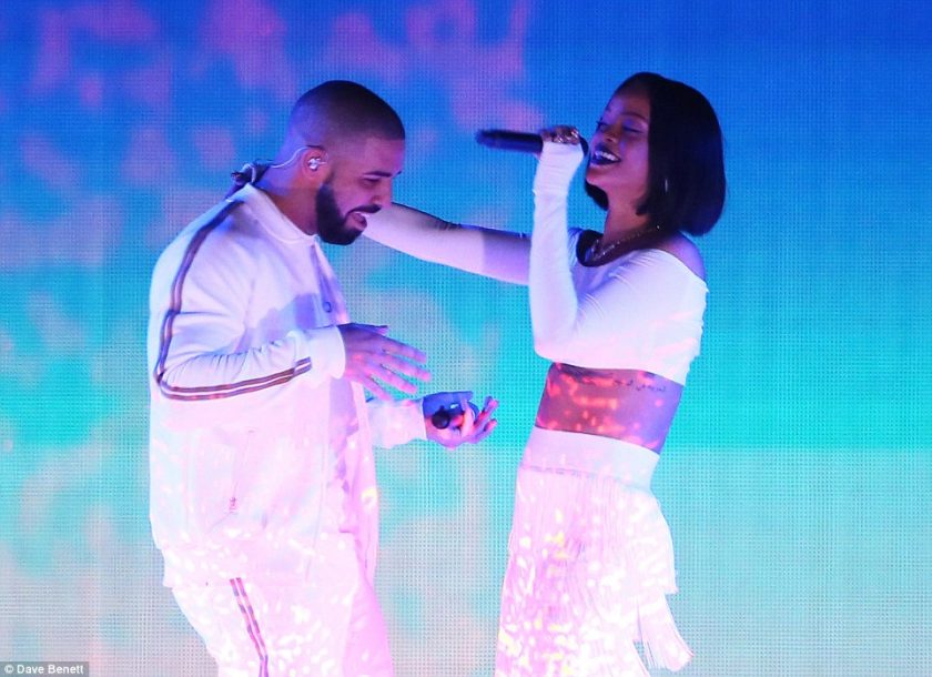 Rihanna and Drake performance at Brit Awards 2016