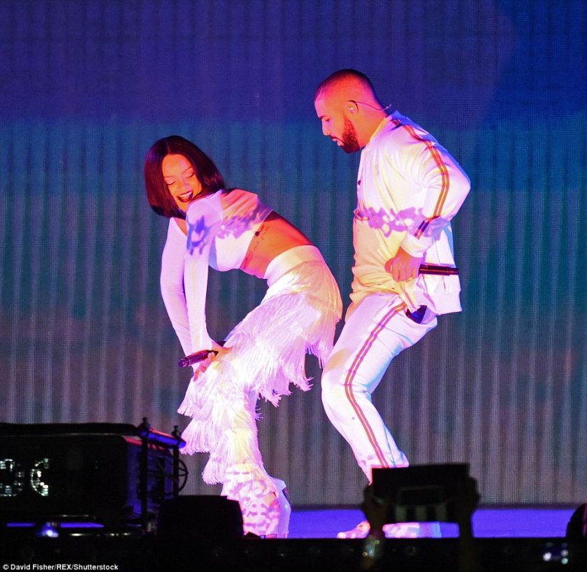 Rihanna and Drake performance at Brit Awards