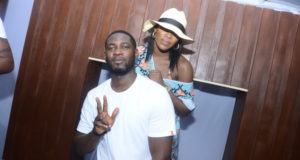 TeeBillz and Tiwa Loved up at Quilox Pool Party
