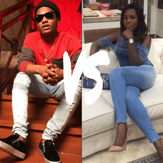 Wizkid vs Linda Ikeji