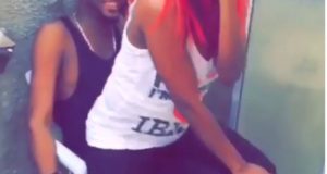 Annie Idibia twerks to Rihanna's Work for 2face