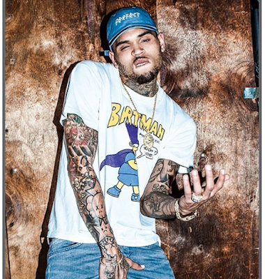 Chris Brown cover Urban Ink magazine