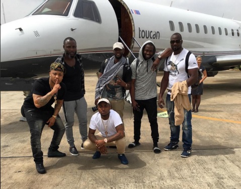 Davido and his HKN crew