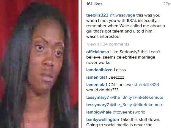 Teebillz reveals dirty secrets on Tiwa Savage