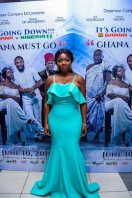 Yvonne Okoro - Ghana Must go movie premiere