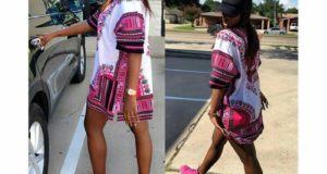 Tiwa Savage Stuns In Hot Short Dashiki