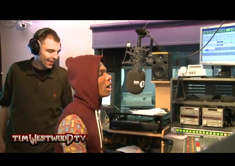 Wizkid and Tim Westwood