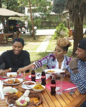 Yemi Alade Hangs Out With Trey Songz