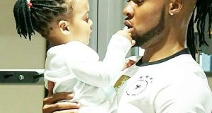 Flavour and his daughter