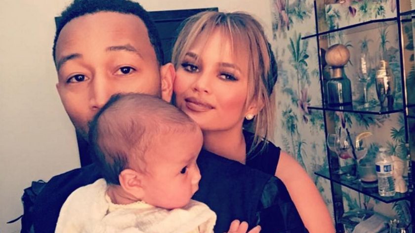 John Legend, Chrissy Teigen & Luna