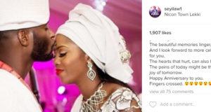 Seyi Law Wishes Tiwa Savage & Teebillz Happy Wedding Anniversary