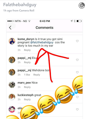 Falz Reacts to Report of Him Getting Simi Pregnant