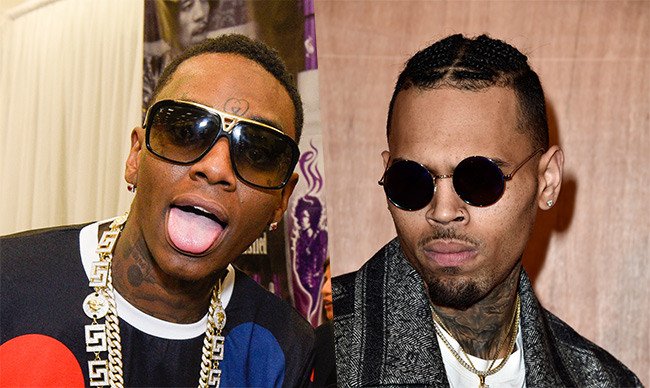Soulja Boy and Chris Brown