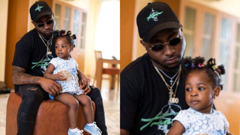 Adorable photo of Davido and Imade