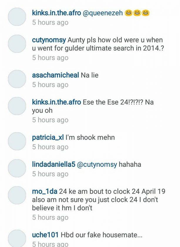Ese called out over her age