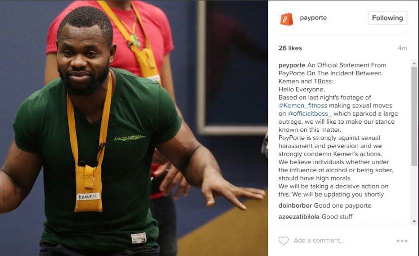 Payporte Statement On Kemen's Disqualification