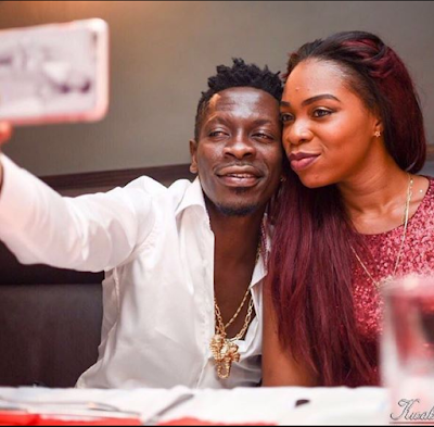 Shatta Wale and wife