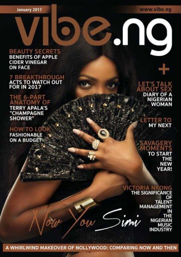 Simi stuns on the January cover of vibe magazine